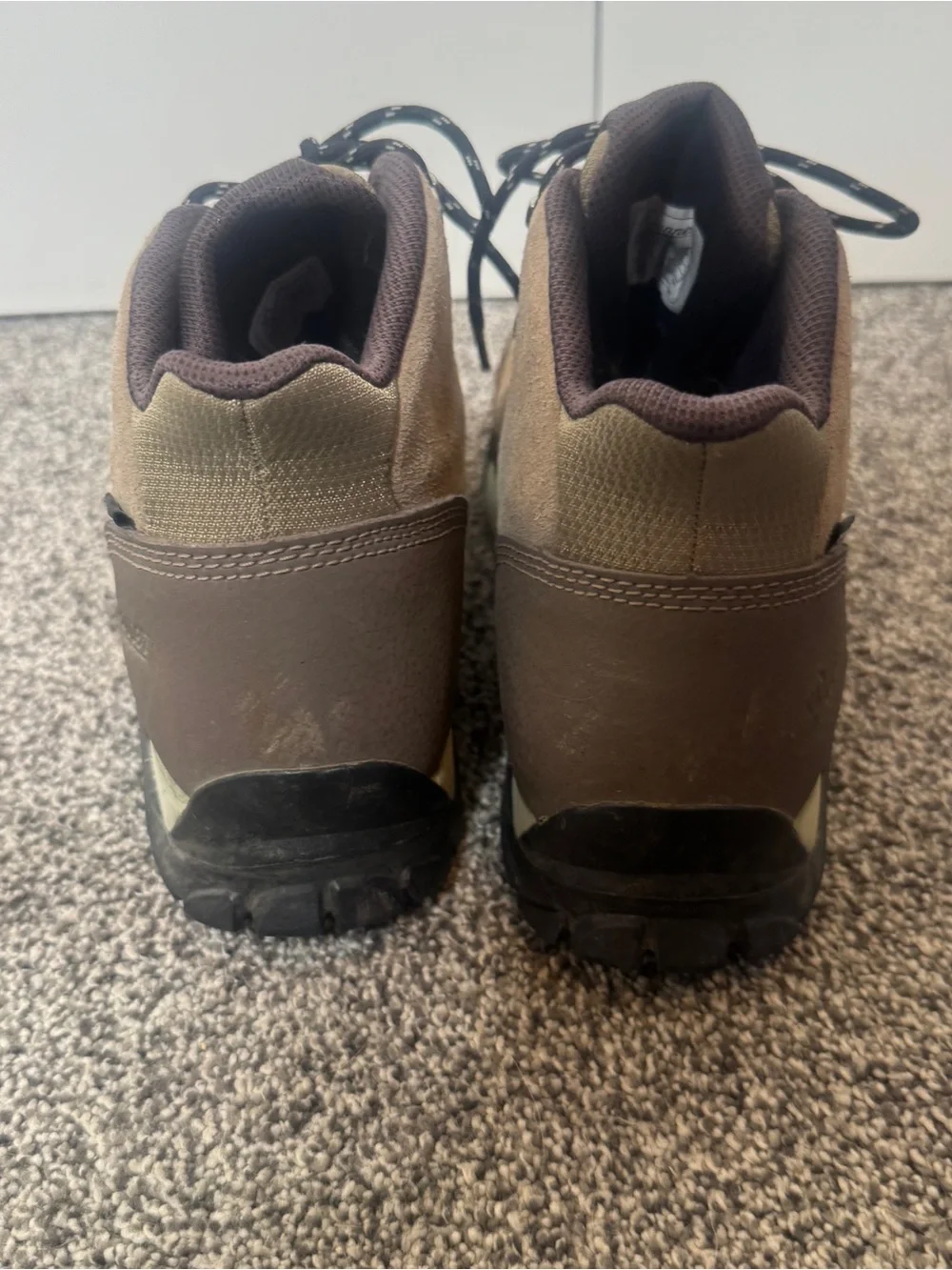 Danner Panorama Mid 6” Waterproof Hiking Boots Gray Brown Womens 9.5 Trail